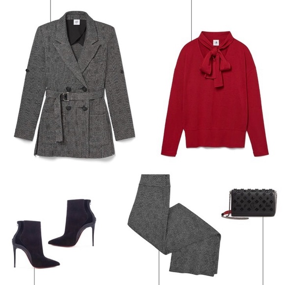 CAbi firebrick red “Tess” long sleeve tee- L - Picture 14 of 16